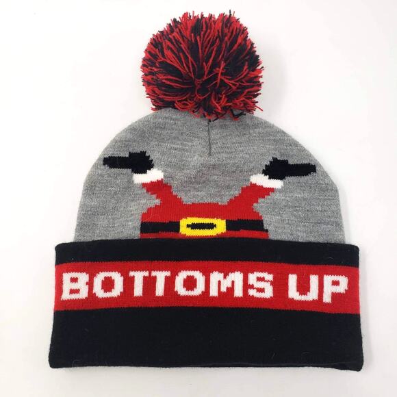 Bottoms Up Christmas Beanie - OSFA - Picture 1 of 3